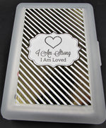 Deck of playing cards with the words "I Am Strong" and "I Am Loved"